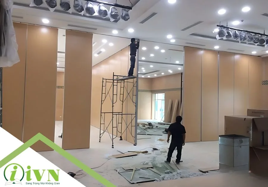 vách ngăn di động iVN đa dạng màu sắc đạt chuẩn chất lượng