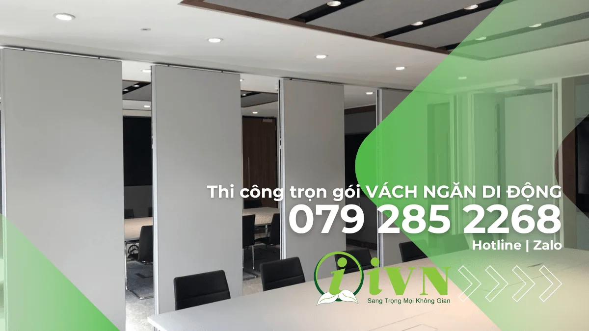 iVN — đơn vị thi công vách ngăn di động uy tín với hơn 17 năm kinh nghiệm