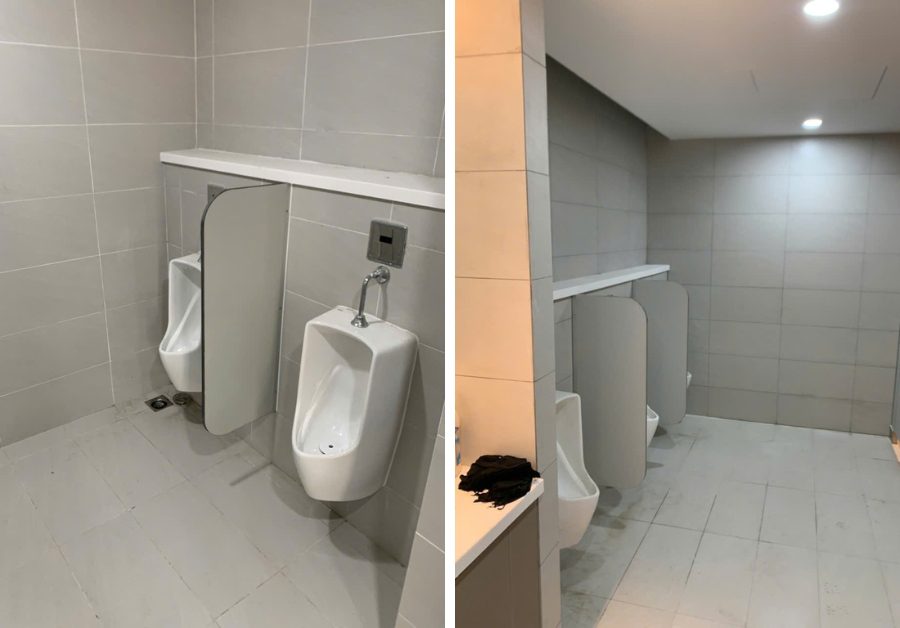 dự án vách ngăn vệ sinh