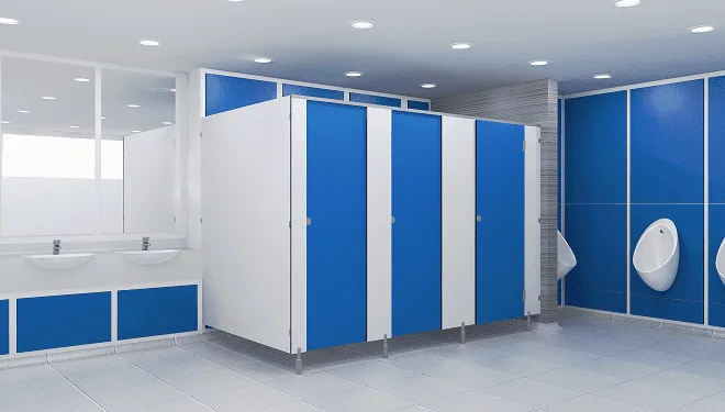 Vách ngăn vệ sinh Compact Maica
