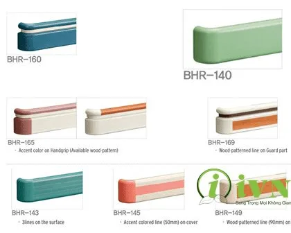 Tay vịn hành lang bệnh viện xuất xứ Hàn Quốc
