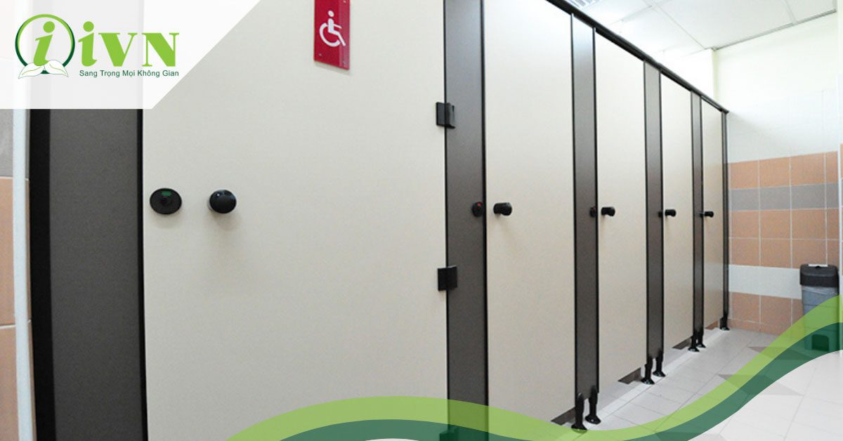 Thi công vách ngăn vệ sinh Compact HPL tại công trình tại Kiên Giang