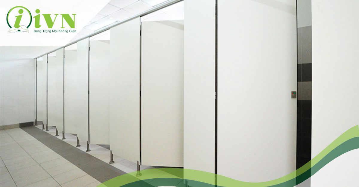 Thi công vách ngăn vệ sinh Compact HPL tại công trình tại Cần Thơ