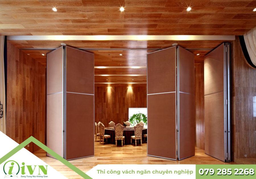 Vách ngăn di động bề mặt nhựa tại Phú Yên