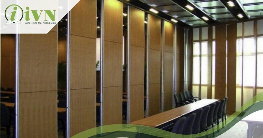 Vách ngăn di động gỗ Veneer – Mẫu vách ngăn thanh lịch, sang trọng được ưa chuộng nhất hiện nay
