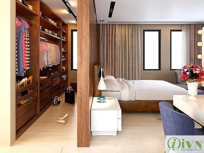 Vách ngăn nhựa giả gỗ