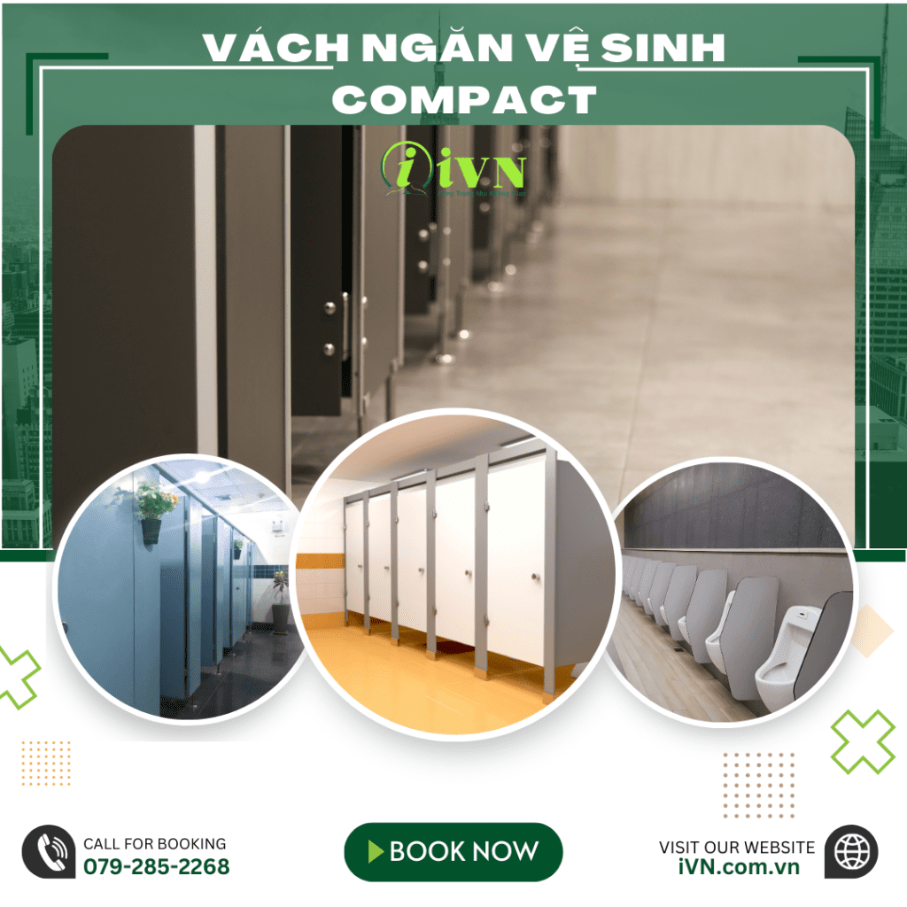 Thi công vách ngăn vệ sinh Compact cho trường Đại Học Xây Dựng Miền Tây – Vĩnh Long