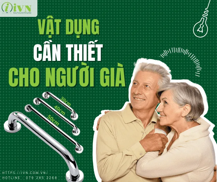 Những vật dụng cần thiết cho người già khi sử dụng nhà vệ sinh