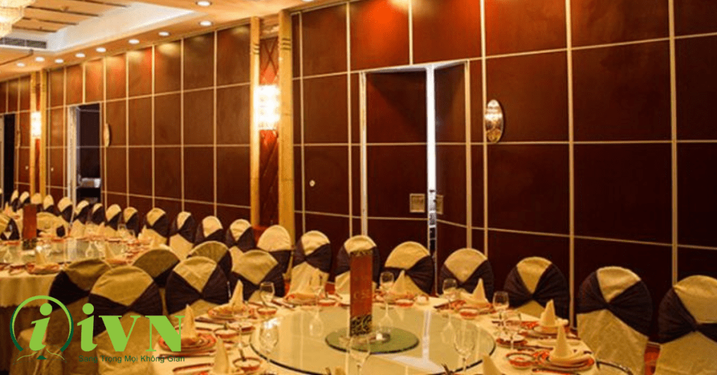 Tổng hợp những ứng dụng tuyệt vời của vách ngăn phòng tiệc cưới