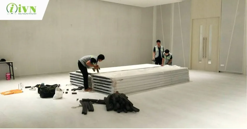 Dự án xây dựng hệ thống vách ngăn di động - Trường Đại Học Bách Khoa