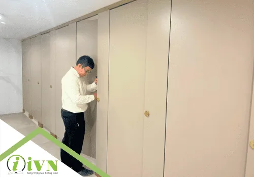vách ngăn nhà vệ sinh