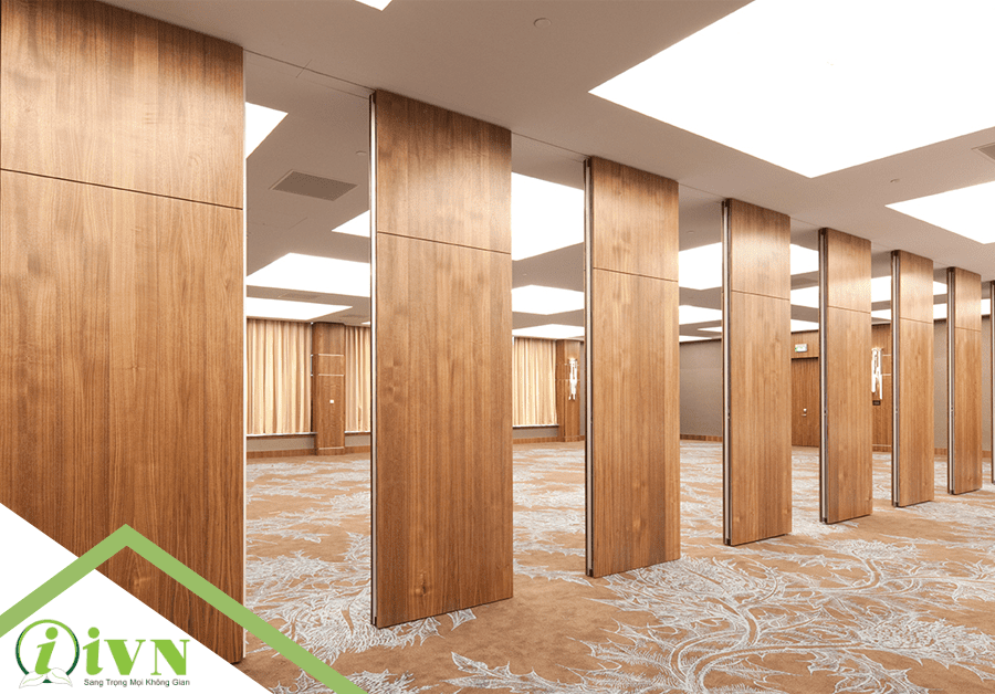 Vách ngăn di động kiểu hiện đại chia đôi không gian lớn tại Bà Rịa - Vũng Tàu