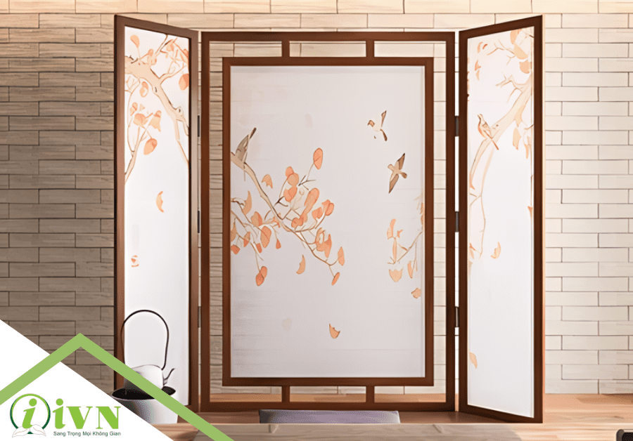 Vách ngăn di động kiểu hiện đại chia đôi không gian lớn tại Bình Thuận
