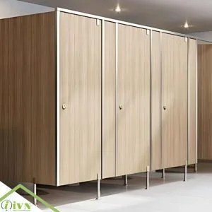 TẤM VÁCH NGĂN VỆ SINH COMPACT HPL VÂN GỖ 1023/1027 KÍCH THƯỚC 1220*1830