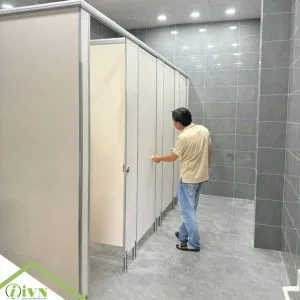 Công trình Dự án Vách ngăn vệ sinh Hội trường Tỉnh Trà Vinh tại iVN năm 2024 - thi công bởi iVN