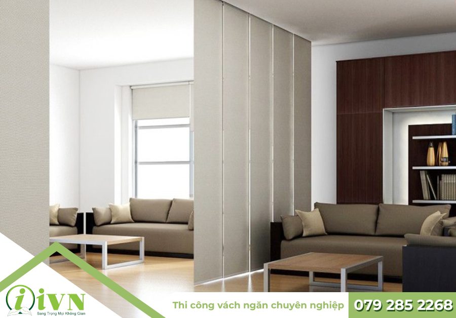 Hệ vách trượt thông minh, xếp gọn khi cần mặt bằng lớn tại Vĩnh Long