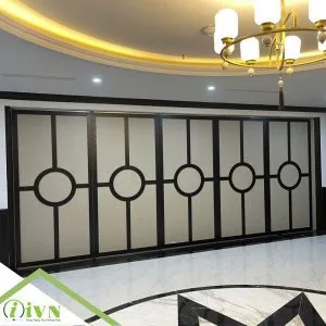 Công trình Dự án vách ngăn di động nhà hàng khách sạn Grand Luxury - Ninh Thuận tại iVN năm 2025 - thi công bởi iVN