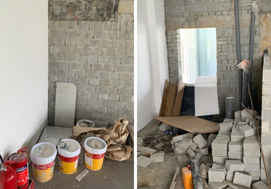 Vách ngăn vệ sinh nhà máy Thaco Trường Hải tại Tây Ninh