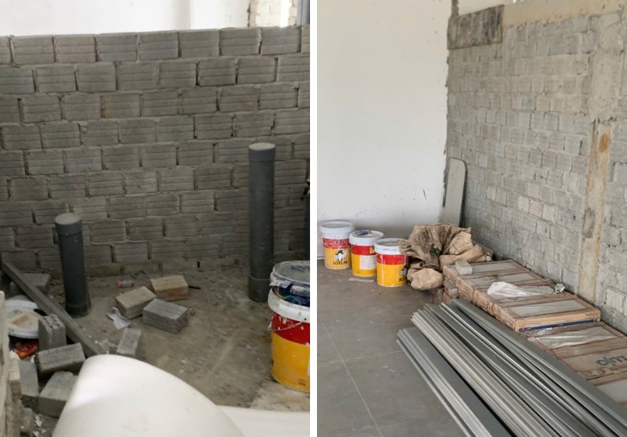 Vách ngăn vệ sinh nhà máy Thaco Trường Hải tại Bình Phước