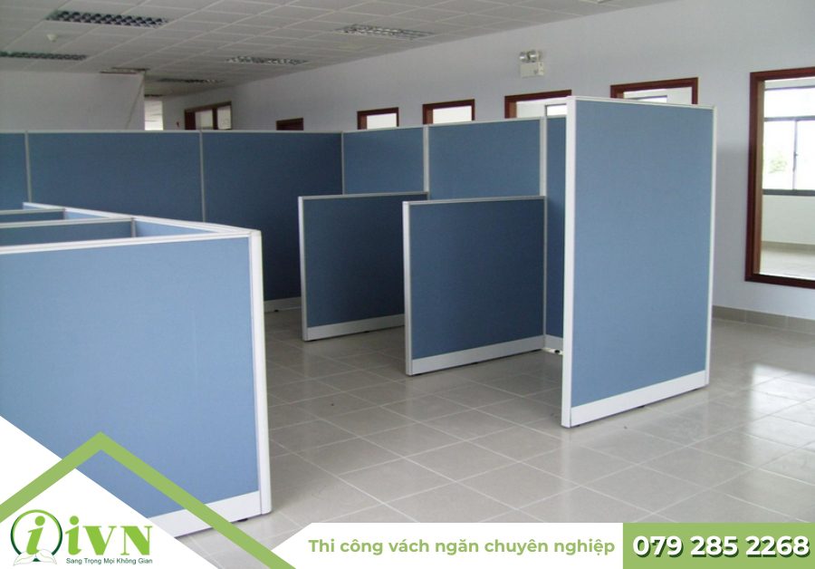 Mẫu vách ngăn di động bằng nhựa được ưa chuộng nhất hiện nay trong văn phòng