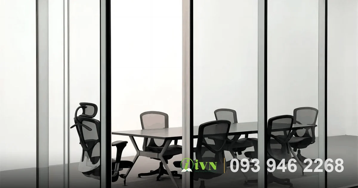 Vách ngăn di động khu lounge văn phòng ghế sofa