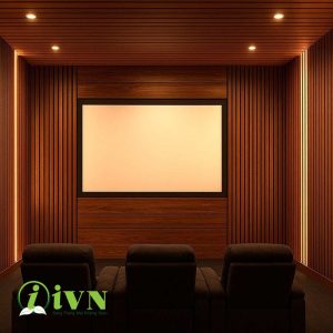 TẤM TIÊU ÂM ĐỤC GỖ DÀNH CHO PHÒNG XEM PHIM GIA ĐÌNH