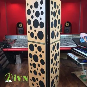 TẤM TIÊU ÂM ĐỤC GỖ DÀNH CHO STUDIO PODCAST