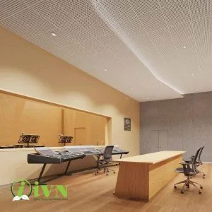 TẤM TIÊU ÂM ĐỤC GỖ DÀNH CHO TRUNG TÂM HỘI NGHỊ