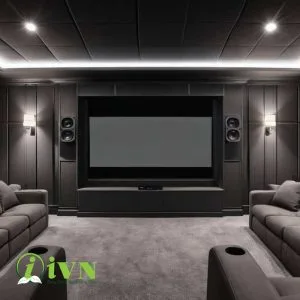 TẤM TIÊU ÂM POLYESTER FIBER DÀNH CHO PHÒNG XEM PHIM GIA ĐÌNH